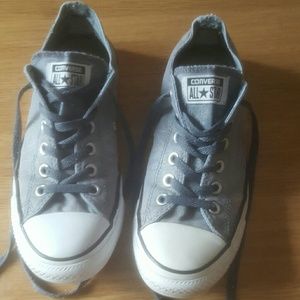 Sparkle silver converse